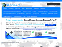 Tablet Screenshot of emar.com.mx